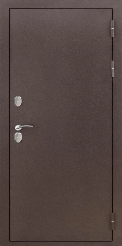 Входная дверь ДвериПРО Термо медный антик Без фрезеровки Дуб пацифик горизонт DPRO228205 внешняя сторона