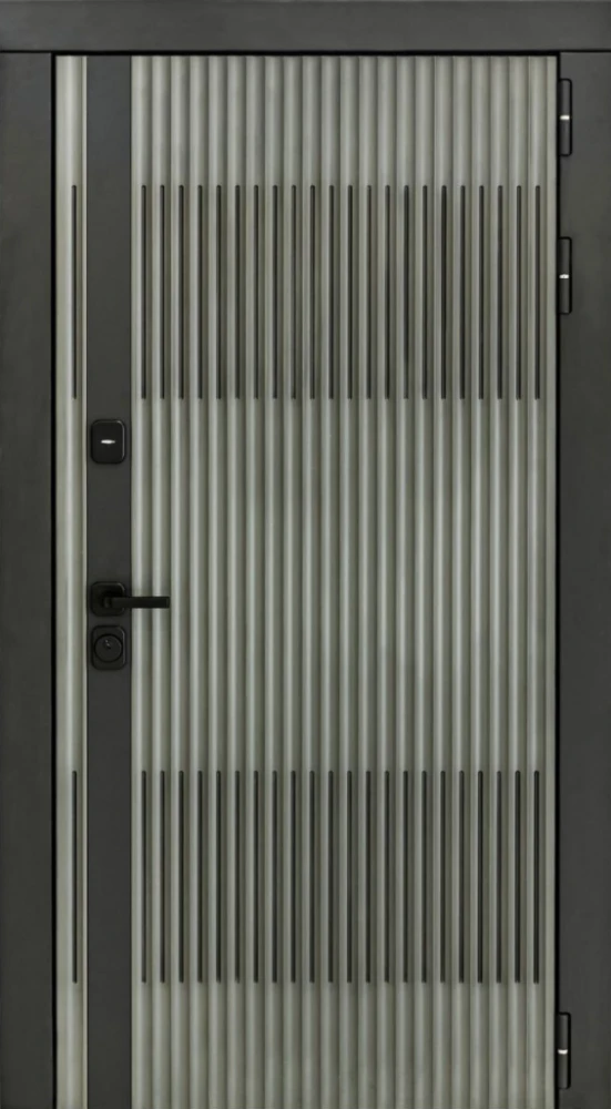 Входная дверь ДвериПРО Elfy ФЛ-700 (10мм, ясень белый) DPRO204418 внешняя сторона